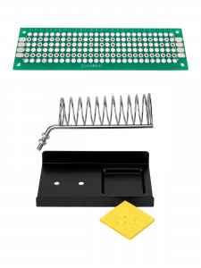 Паяльник электрический с терморегулятором, набор 22 в 1 Помощник PM-INP32